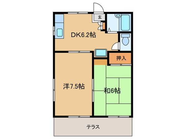 コ－ポみずほの物件間取画像